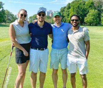 Doctor Justin and friends golfing